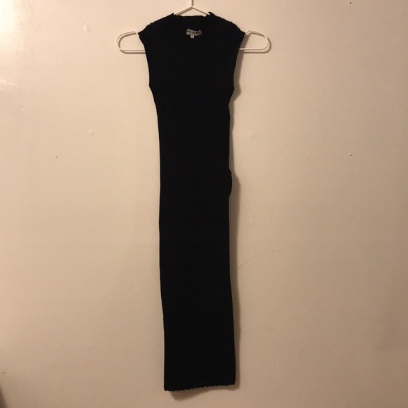 OC NWOT Asymmetrical Open Side Slit Sweater Tunic - Picture 2 of 6